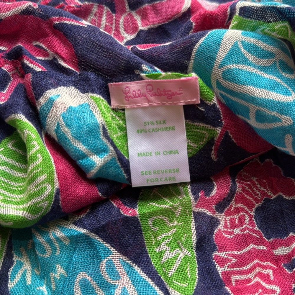 GUC Lilly Pulitzer Rock My Boat Murfette Scarf IM - Picture 4 of 7